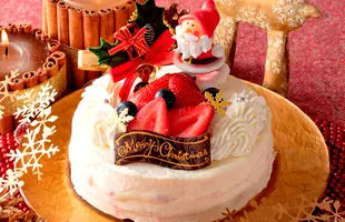 もっちり食感のホワイトベリークリスマスミルクレープのサムネイル