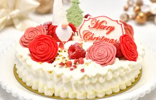 Flower White Christmas ムースケーキのサムネイル