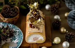 クリスマスの堂島モンブランロールのサムネイル