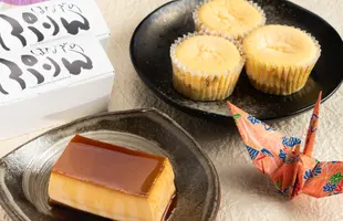 半熟チーズケーキとはなぞのぷりんのセットのサムネイル