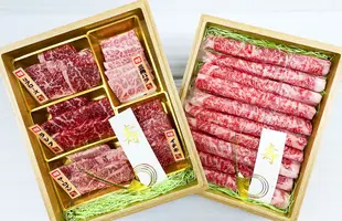 A5ランク黒毛和牛お肉の二重箱のサムネイル