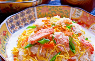 北海道噴火湾産 浜茹で黄金毛ガニ400～500gのサムネイル