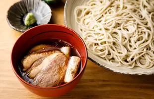 鴨汁そば麹漬け2食・ざるそば2食（瞬そば）のサムネイル