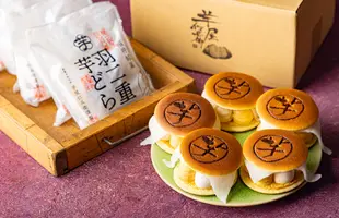 羽二重餅 焼き芋クリーム生どら焼き 5個セットのサムネイル