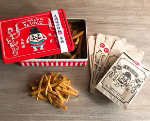 ちょろけんぴ缶の画像