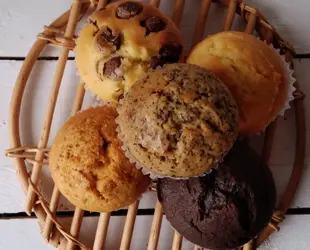 「オリジナル手作りマフィン」5個詰め合わせの画像