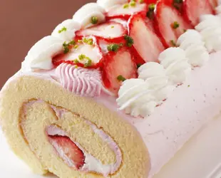 とちおとめプレミアムロールケーキの画像