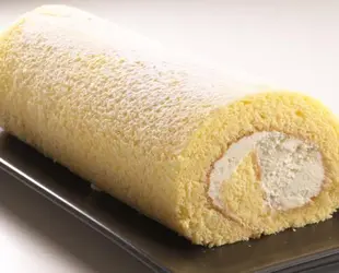 マヌカ蜂蜜ロールケーキの画像