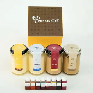 プリン研究所おすすめプリンセット4種×ソース8種の画像