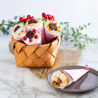 花束クレープ　手作りアンヌクレープ５個入の画像