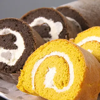 銀不老・和三盆プレミアムロールケーキセットの画像