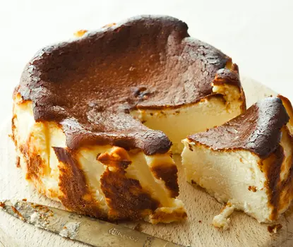 バスクのチーズケーキ