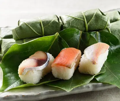 柿の葉すし　紙箱 詰合せ 21個入り