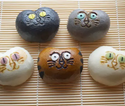 猫子まんじゅう 5個箱入 
