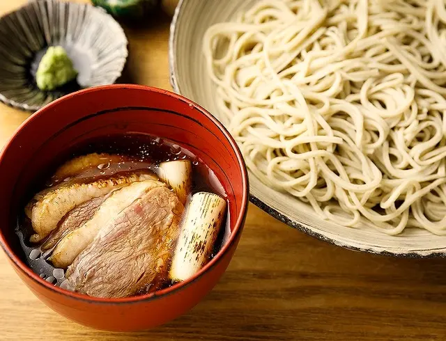 鴨汁そば麹漬け2食・ざるそば2食（瞬そば）の画像