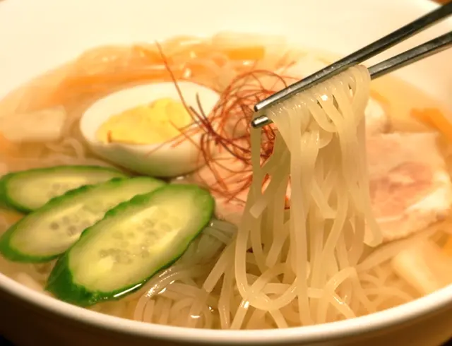 中山自家製水キムチのオリジナル冷麺セットの画像