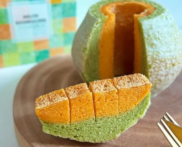 ご褒美メロン（バウムクーヘン）の画像