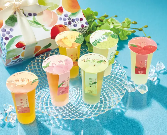 和素材フルーツゼリー 6個入の画像