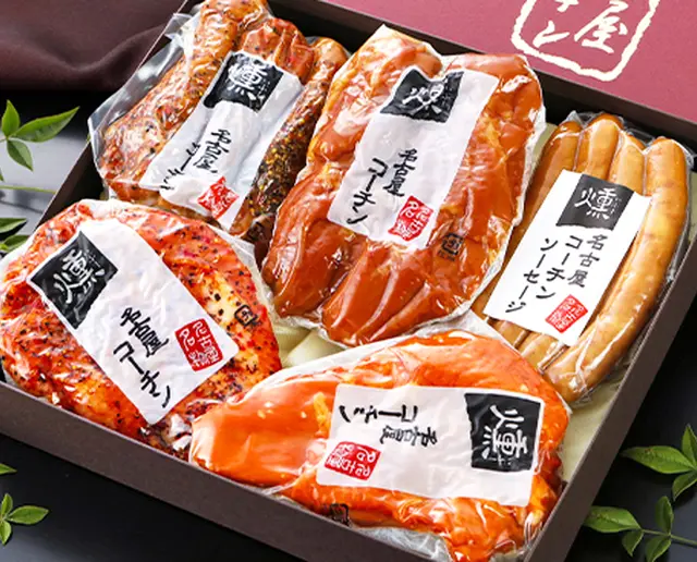 純系名古屋コーチン燻製 5種セットの画像