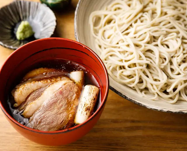 鴨汁そば麹漬け2食・ざるそば2食（瞬そば）の画像