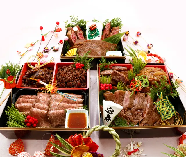 最高級A5ランク仙台牛 お肉のおせち3段重