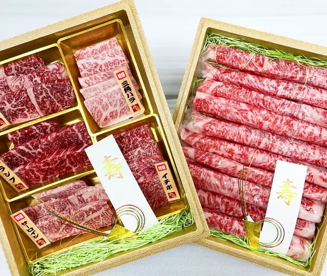 A5ランク黒毛和牛お肉の二重箱