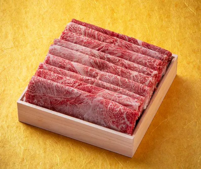 「綿肉」松阪牛A5特選霜降りしゃぶしゃぶ・すき焼き用（ウデ・ミスジ）600g