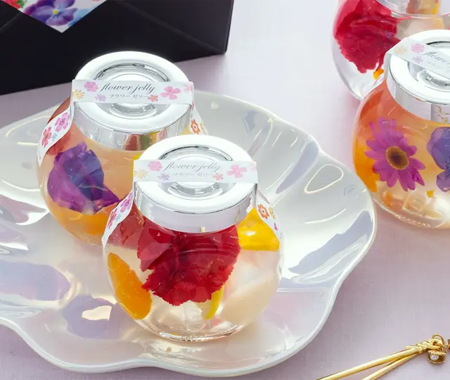 フラワーゼリー4個