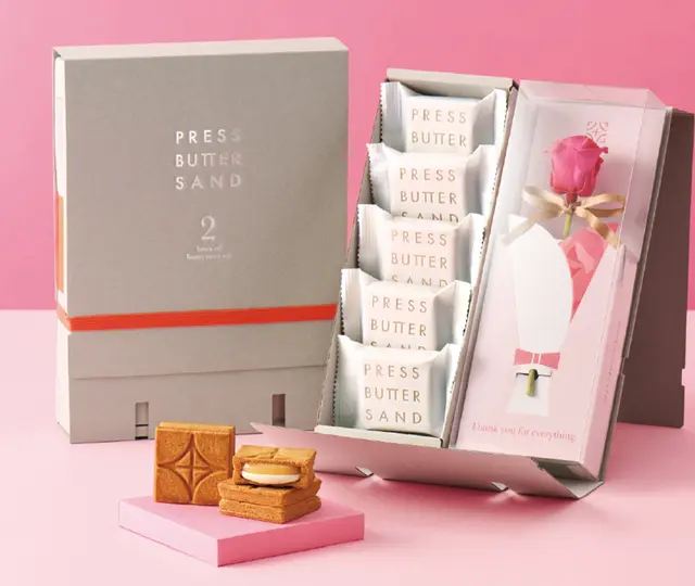バターサンド5個入＆ローズギフトセット