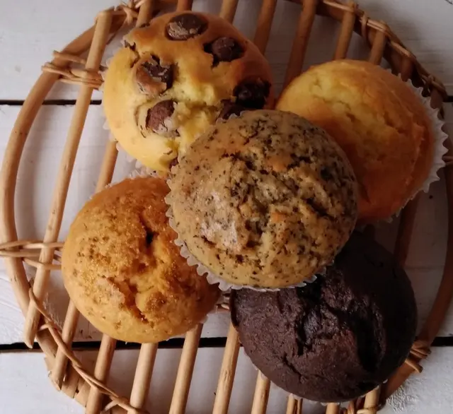 「オリジナル手作りマフィン」5個詰め合わせの画像