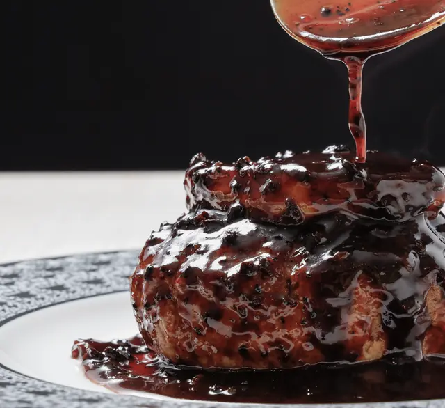 ロッシーニ風ハンバーグの画像