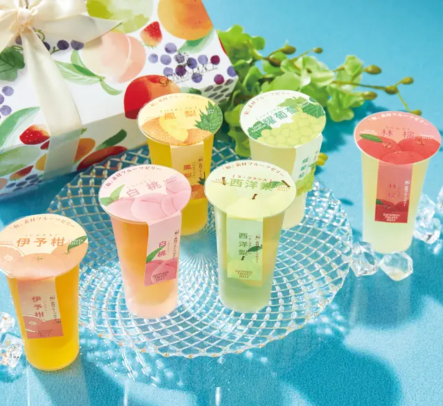 和素材フルーツゼリー 6個入の画像