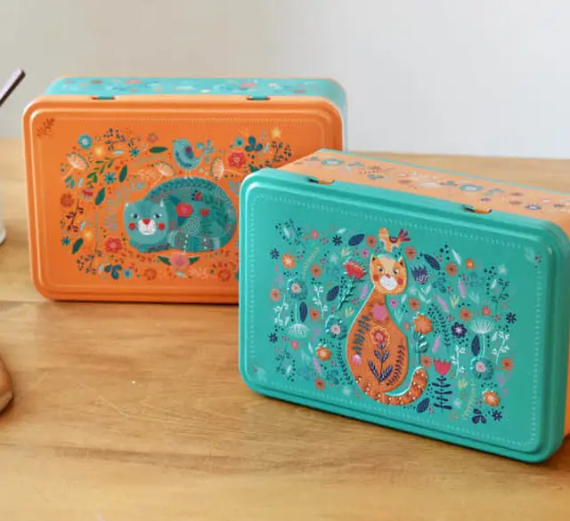 ラ・トリニテーヌ フラワーキャッツ缶の画像