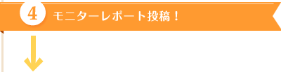 モニターレポート投稿！