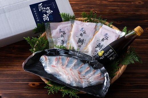 龍馬鯛　づけ丼しゃぶしゃぶセット