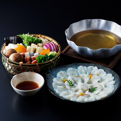 【夏季限定】料亭の鱧と旬菜の出汁しゃぶ