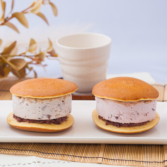 極生どら焼き 小豆・苺（4個入）