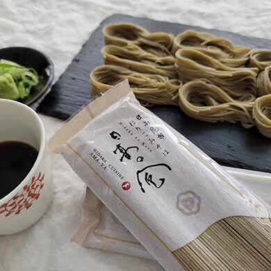 日高昆布ねりこみ蕎麦「日高の風」めんつゆセット