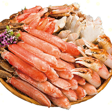 絶品！生ズワイガニ剥き身欲張りセット 総重量:約1.5kg(正味1.2kg)
