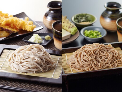 【冬季限定】生蕎麦2種類 堪能セット (十割そば＆超粗挽きそば 各3人前入り)