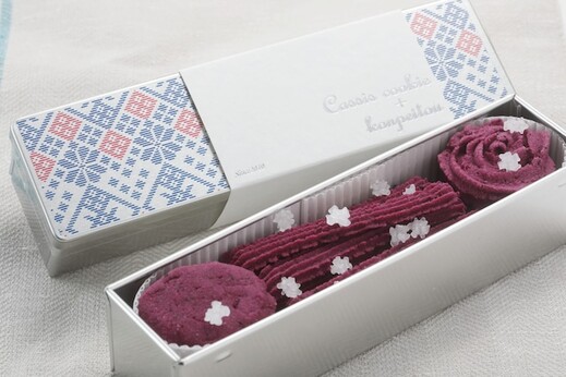 Cassis cookie + konpeitou
