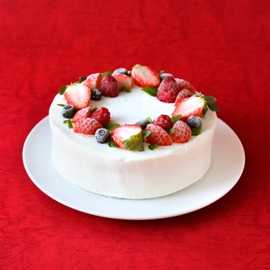 お米のクリスマスケーキ