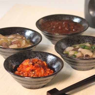 天然明石だこのおつまみ珍味四天王食べ比べセット