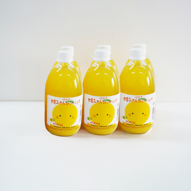 甘夏みかんストレートジュース 500ml×6本セット