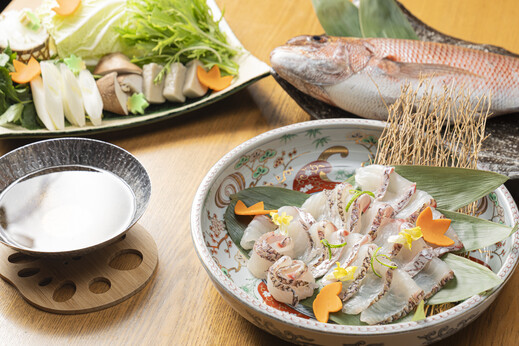 山崎真鯛の鯛しゃぶセット（2～3人前）