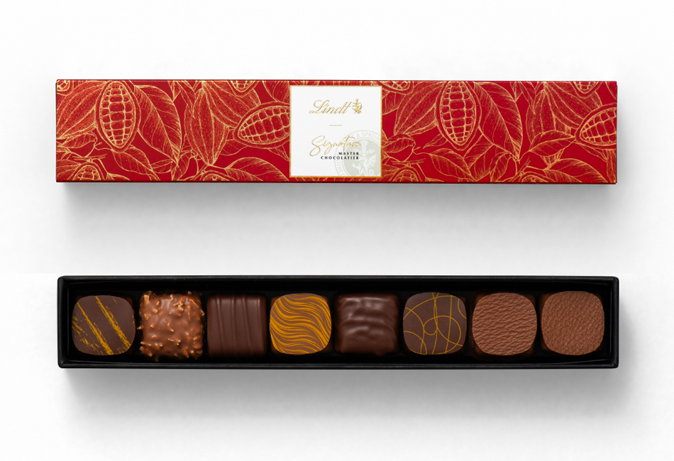  リンツ シグネチャープラリネ 8個入