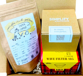 珈琲豆100gとドリッパー・フィルターギフトセット