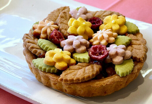 お花のキャラメルタルト（サイズM）