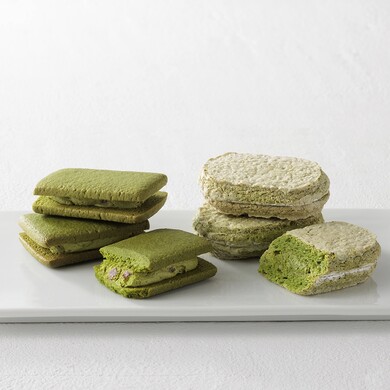 抹茶ダックワーズとクリームサンド（10個入）