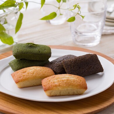 フィナンシェ3種（抹茶・ほうじ茶・プレーン各2個入）
